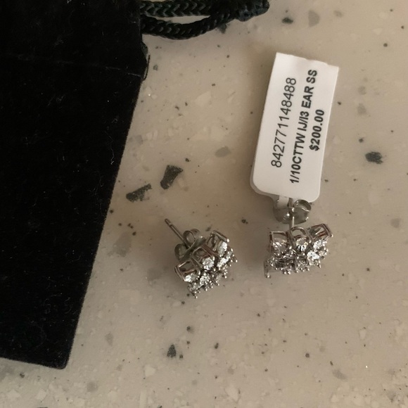 Diamond Earrings - Picture 4 of 4